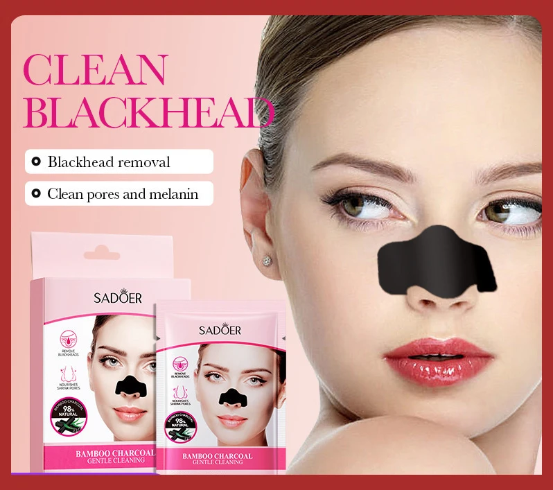 Bamboo Charcoal Deep Cleaning Nose Sticker, Cleaning Nose To Remove Blackheads