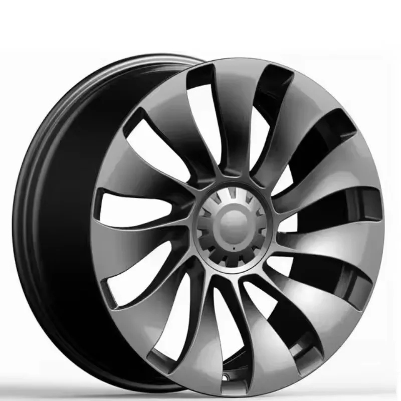 SYAC Black Forged Passenger Car Wheels With Aluminum Alloy 15 16 17 18 19 20 21 Inch Forged Wheels 4X4 For Tesla