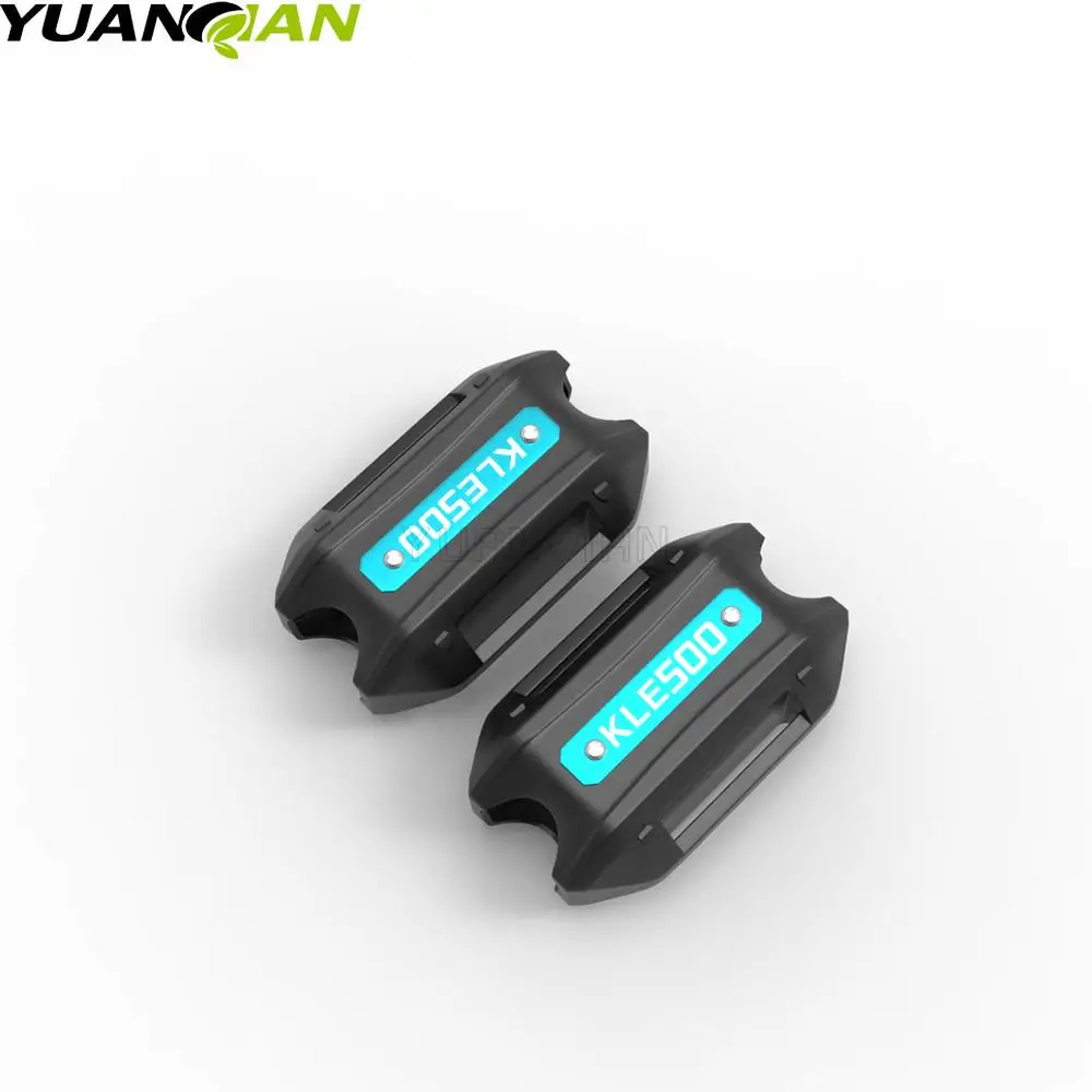Motorcycle 25MM Engine Crash bar Protection bluemper Decorative Guared Block For KAWASAKI KLE500 KLE650 KLE 500 KLE600 1991-2007