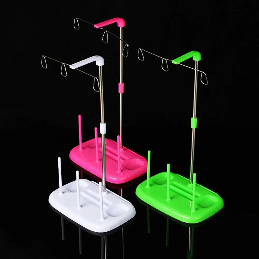 Household 3 Spool Thread Holder Stand Embroidery Wire Rack for Home Sewing Machine Serger Quilting