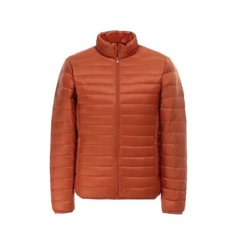 

Lightweight ort Men's down Jaet Slim Fit Stand Collar Quilted Outerwear Large Size Anti-Season Youth Faion Trend