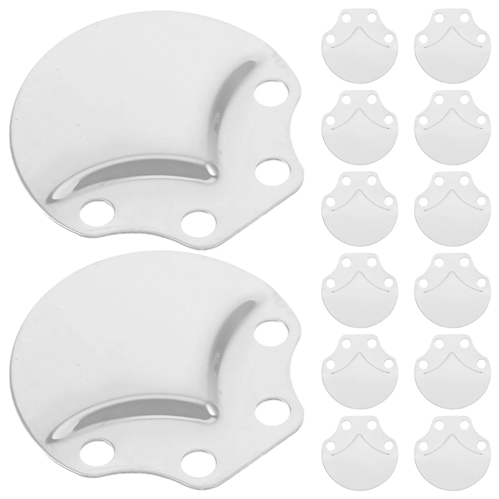 

100Pcs DIY Armor Accessories Made of Metal Scale Plates for Historical Reenactment Costume Crafting Medieval Fantasy Armor Parts