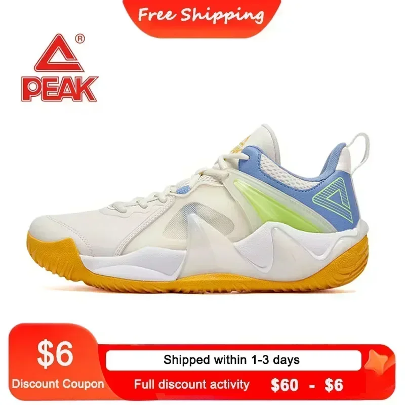 PEAK Basketball Shoes Men\'s 2024 Autumn New Shock-absorbing Casual Sneakers, Practical for Outdoor Use Кроссовки Для Баскетбола