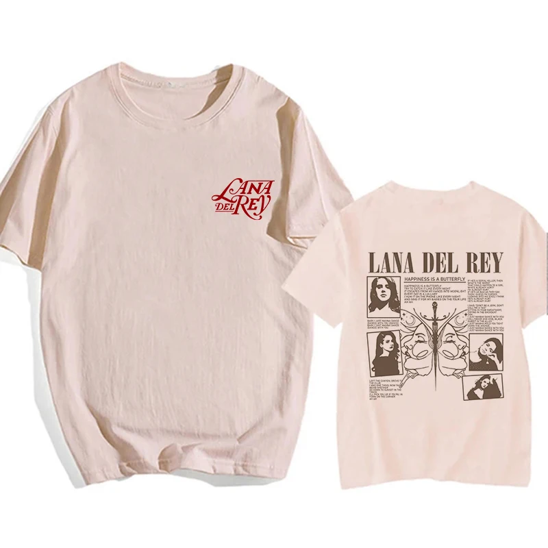 2024 Lana Del Rey Ldr Sailing T Shirt Singer Mange Gothic Tops Tshirt Men Women Harajuku Y2k T-Shirt 90s Hip Hop Streetwear Male