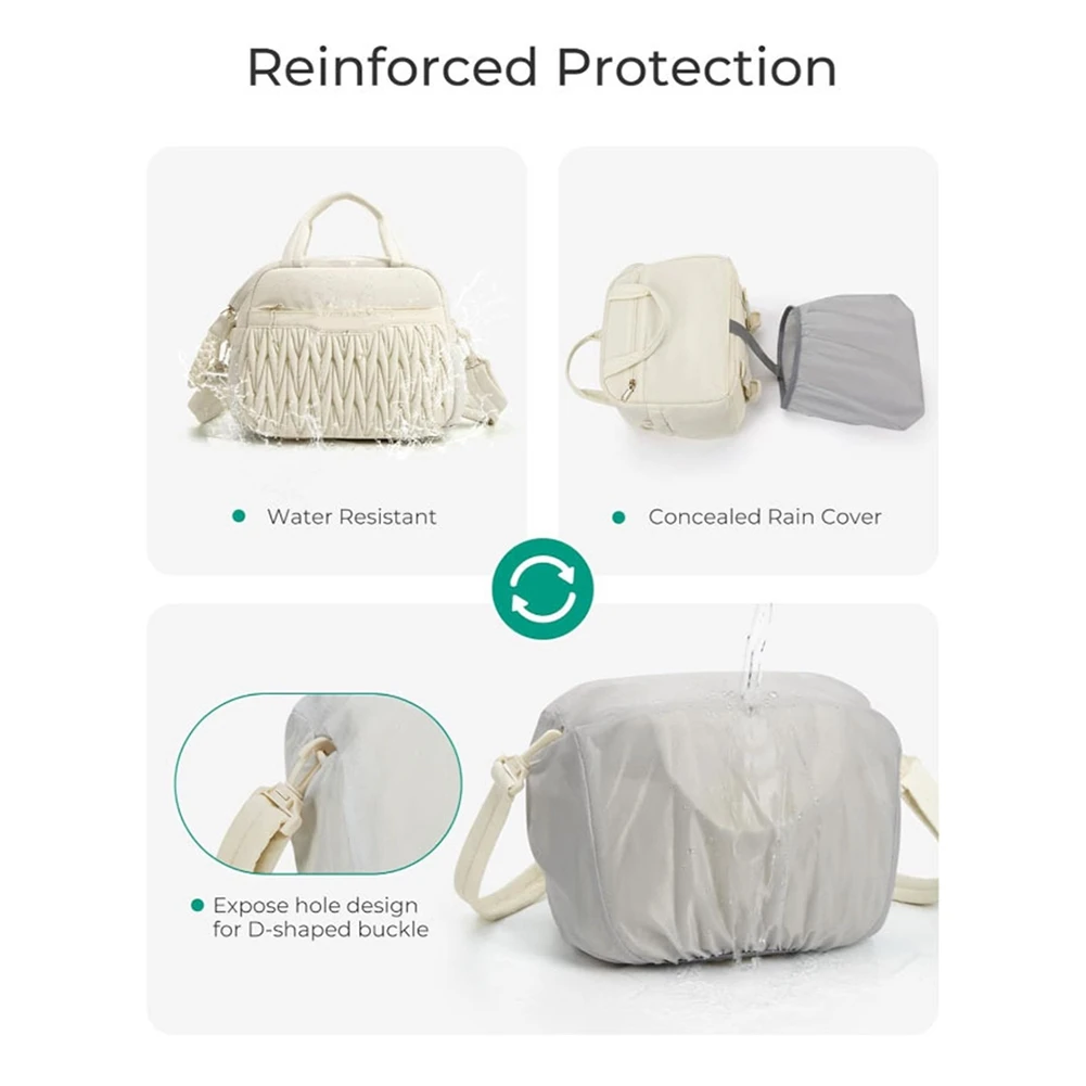 

Small Portable Camera Sling Bag For Photographers Waterproof SLR Camera Case Crossbody Shoulder Travel Bag C
