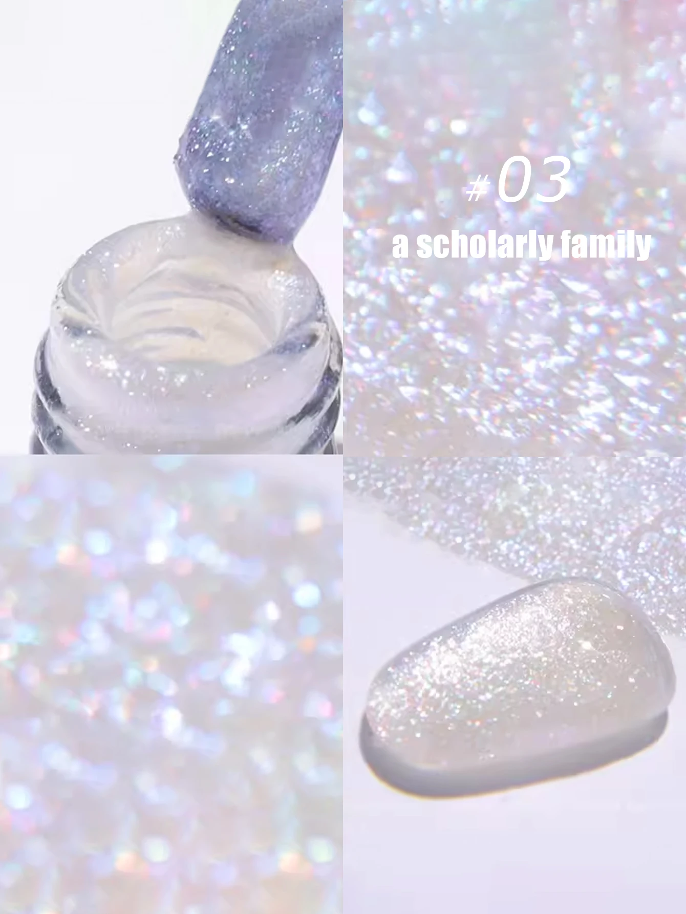MIANEL 12ML Winter Beliebte Explosive Glitter Gel Nagellack Lila Yun Brocad Gel Polnisch Weihnachten Nägel Lila Nägel