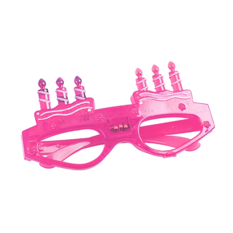 

Birthday Party Glasses Flashing Eyeglasses Glitter Frame Party Props Decoration Carnivals Party Photo Booth Prop Eyewear