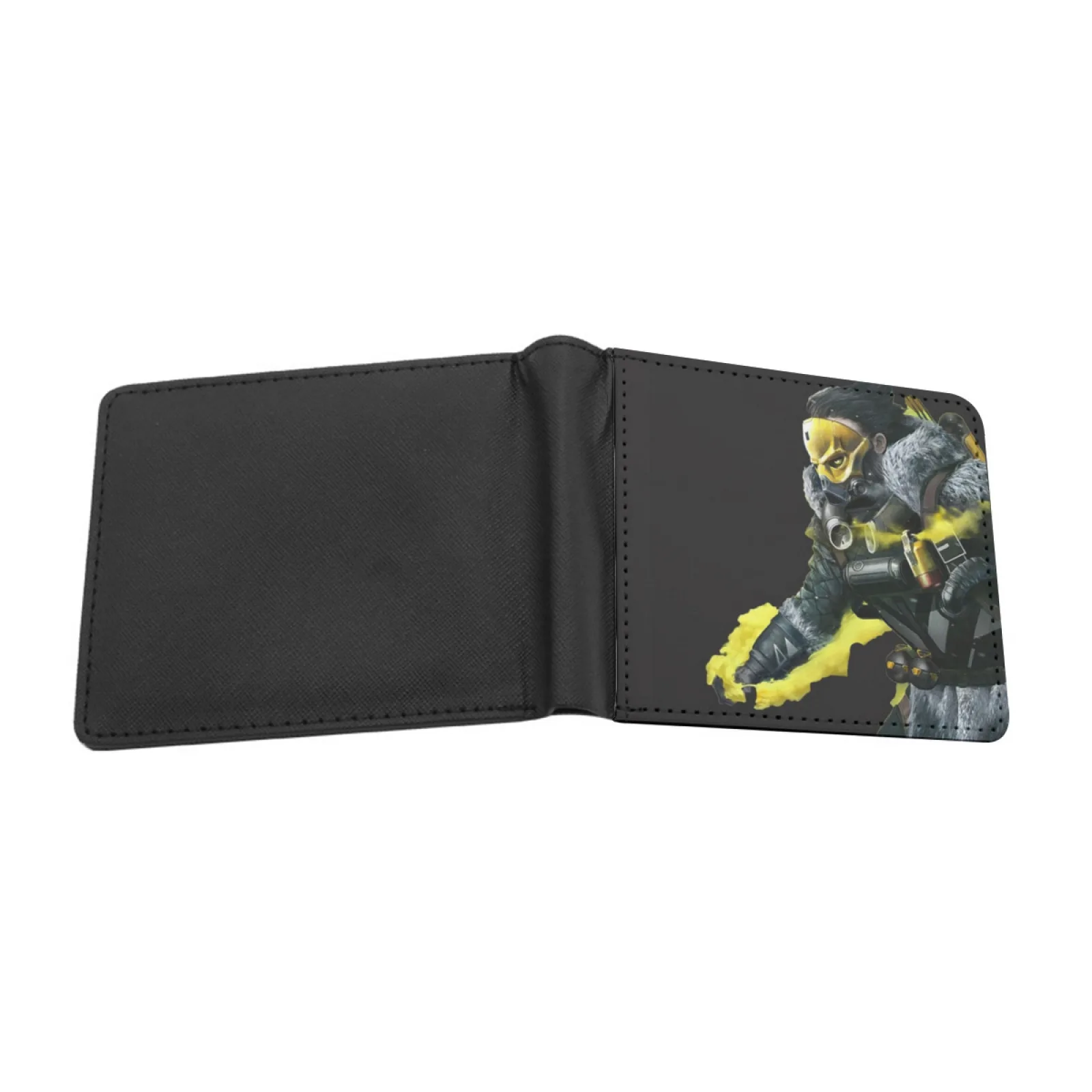 Apex Legends Caustic Men's Wallet Pu Leather Wallet Multifunction Credit Card Purse Apexlegends Caustic Gamer Love Apexlegends