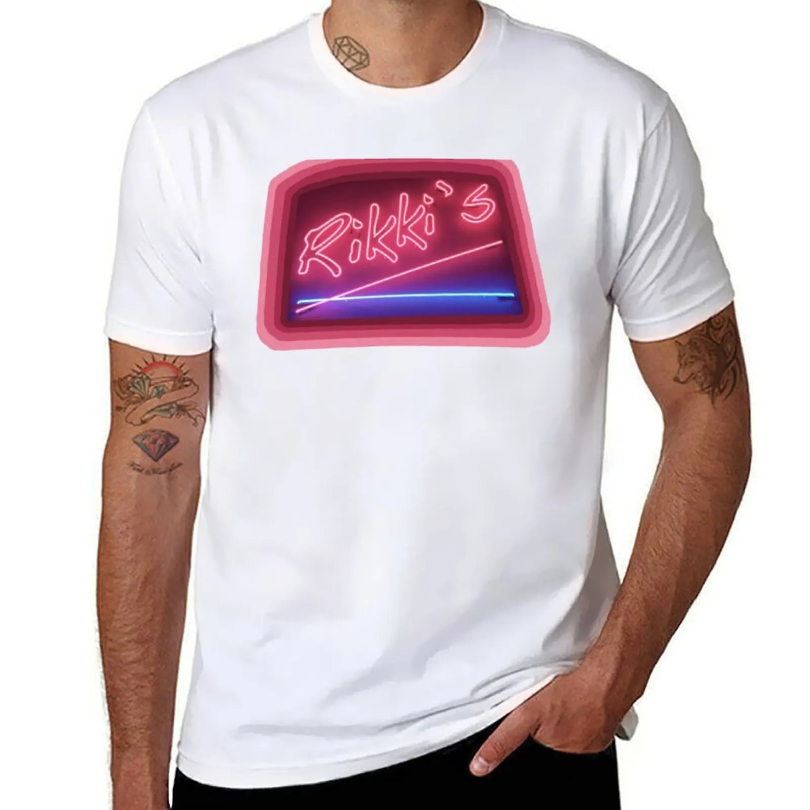 

H2O Just Add Water Rikki_s Cafe Logo T-Shirt man t shirts high quality luxury brand funny t shirts dark humor T-Shirt