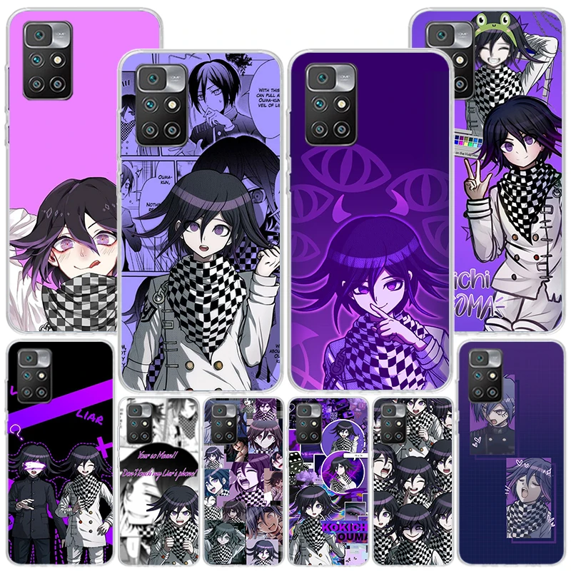 Danganronpa Kokichi Ouma Phone Case For Xiaomi Redmi 12 12C 10 9 9A 9C 9T 10C 10A 8A 8 7A 7 6A 6 Pro S2 K20 K30 K40 Soft Cover C