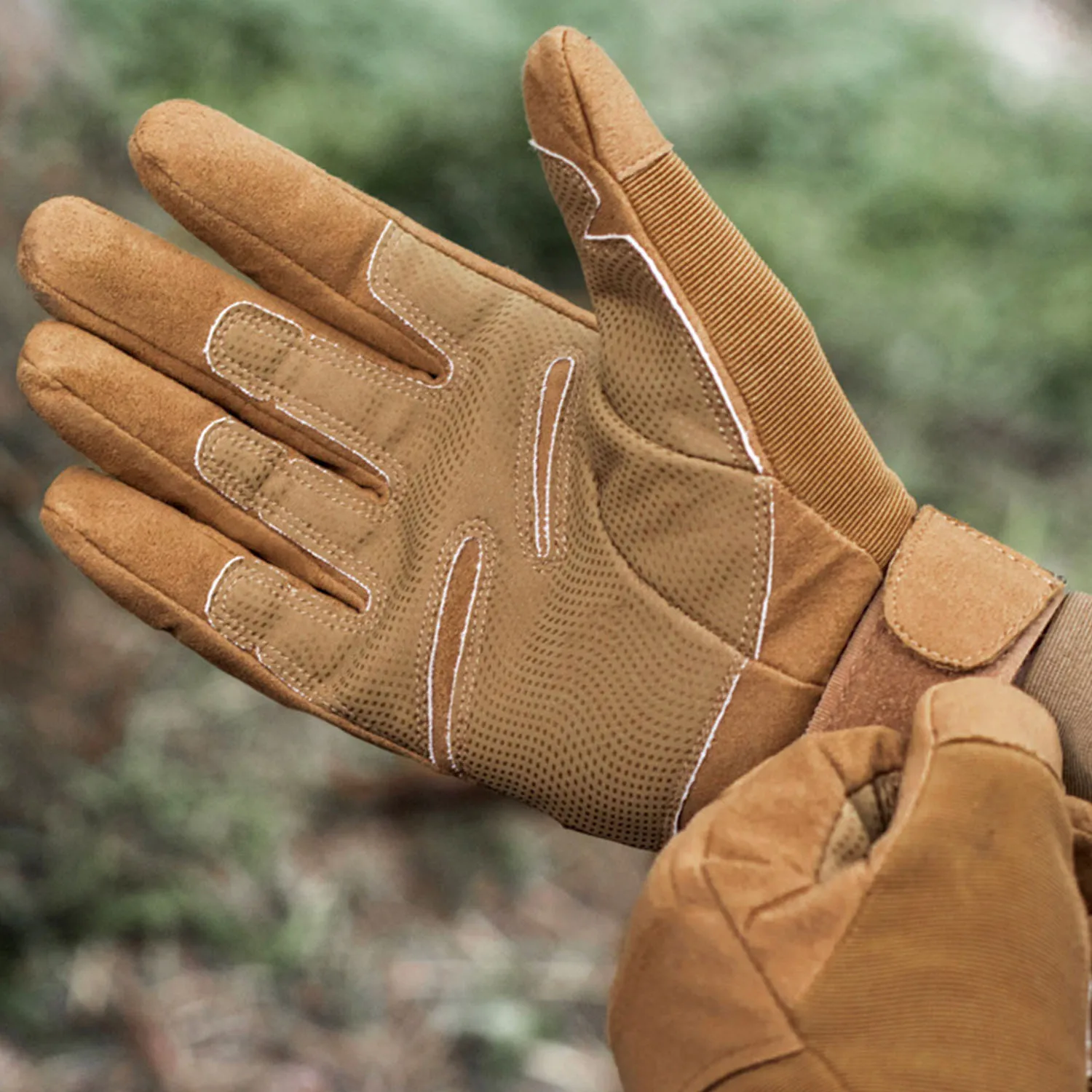 1 paire de gants de sport, militaires, sport, cyclisme, Fitness en plein air, tous les doigts, gants en Nylon