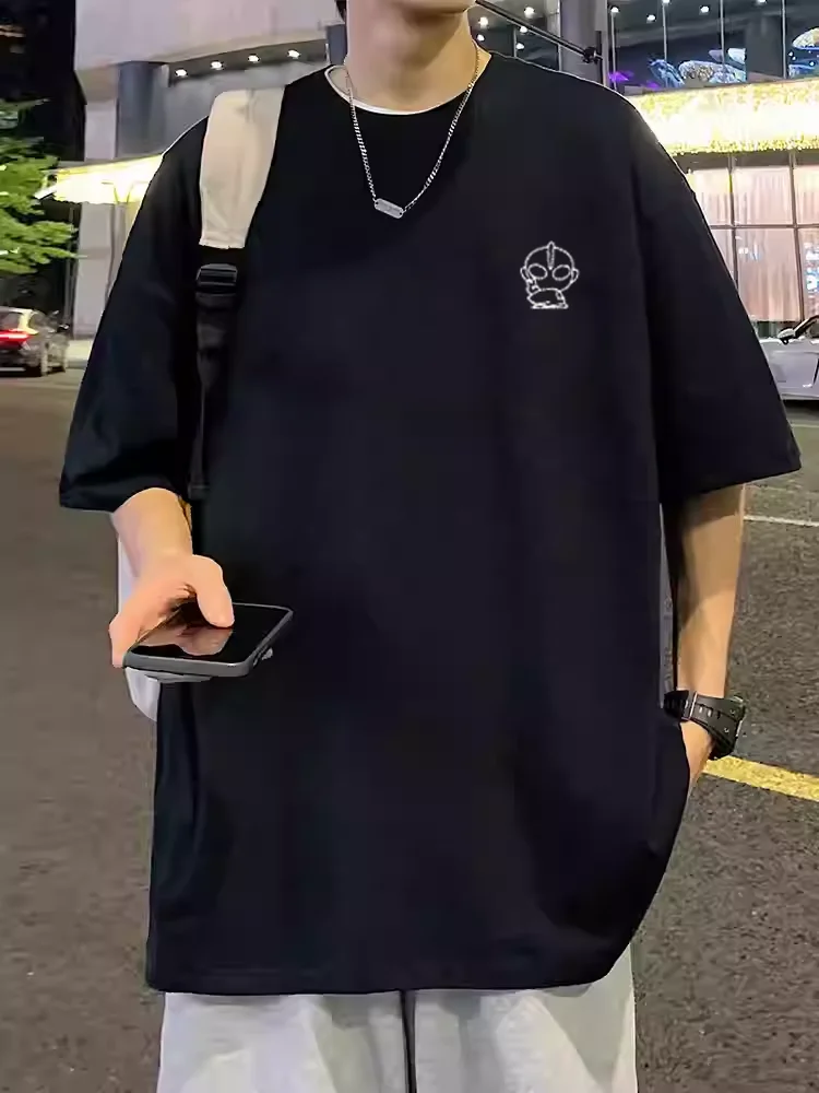 

Футболки бренда уличной одежды 2025 года для мужчин и женщин с принтом, удобные и повседневные Y2K Harajuku Jojo Bizarre Adventure