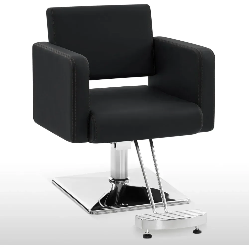 

A Pedicure Chair. Classic Styling Salon Chair, For Hair Stylist, With Hydraulic Pump Shampoo Chair Beauty Barber Salon Spa