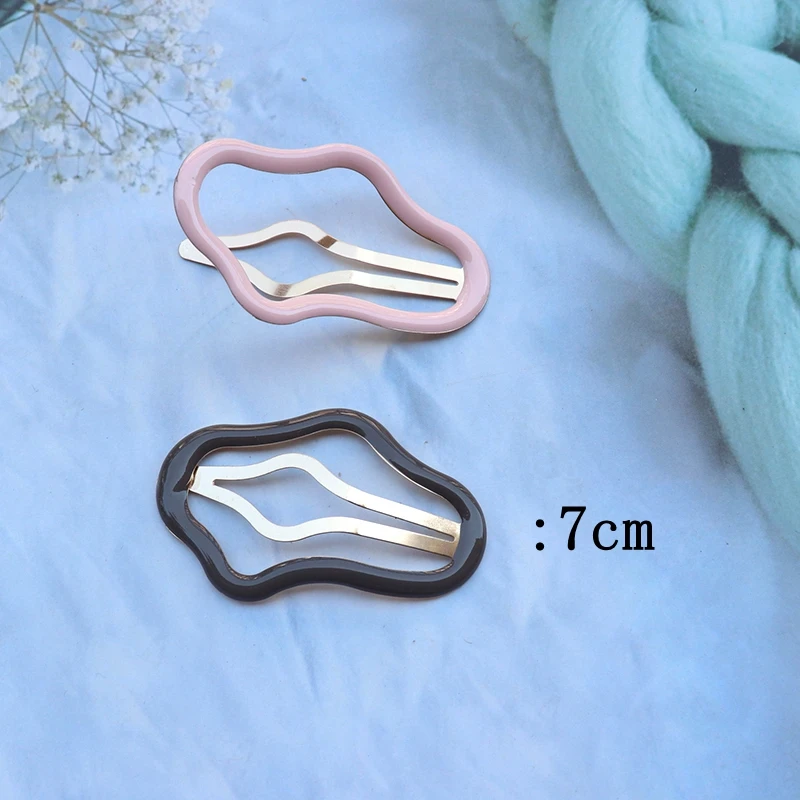 Rutschfeste Metall-Haarspangen mit Druckknöpfen für Mädchen, Haarspangen für Kinder, Teenager, Frauen, niedliche Bonbonfarben, Cartoon-Design, Haarnadeln, Zubehör – Detail 7