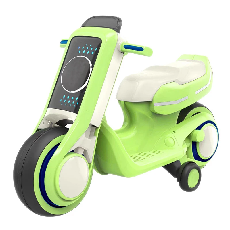 The Two-seater Children's Electric Motorcycle Can Accommodate Two Large Rechargeable Toy Cars