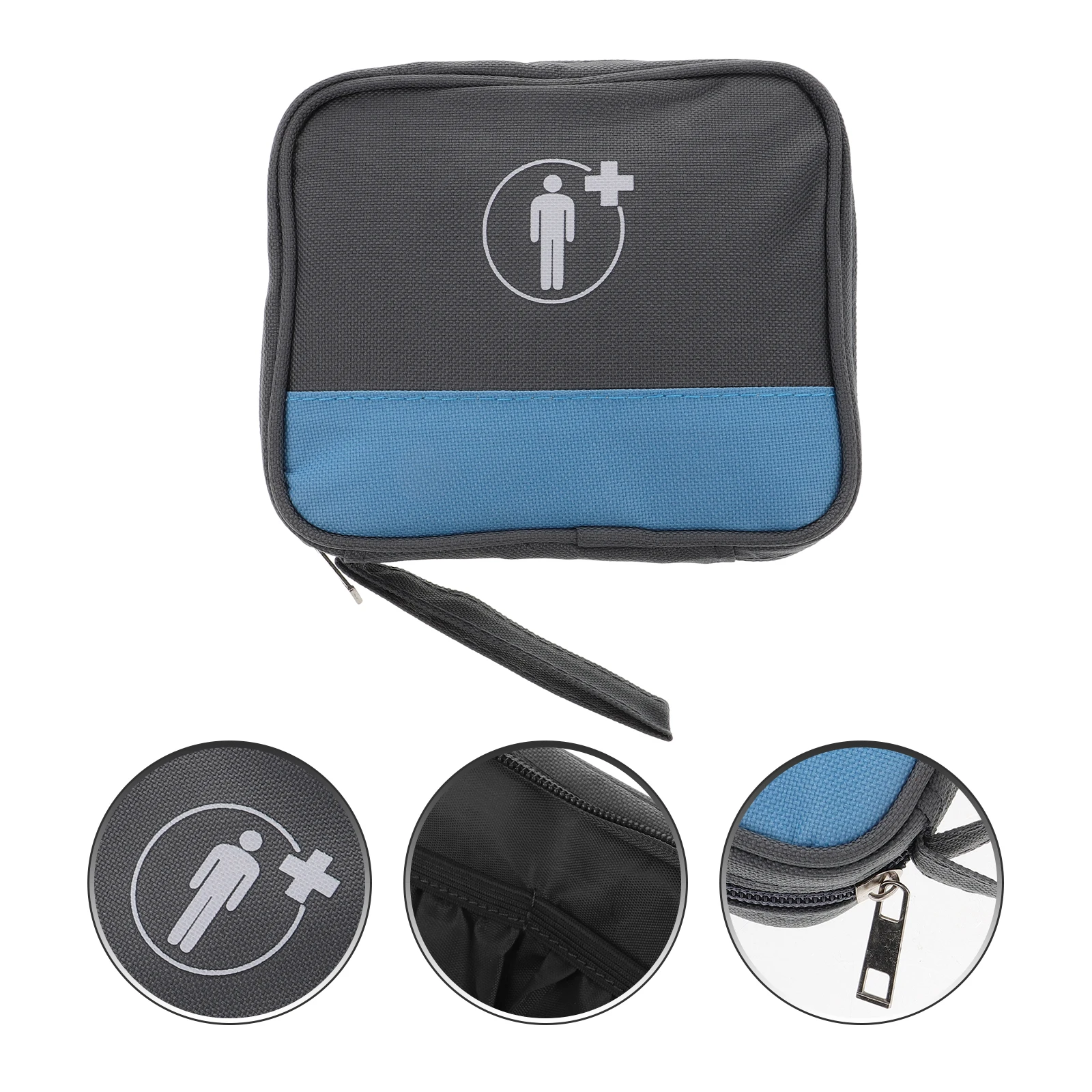 First Aid Kit Empty Medicine Organizer Bag Compact Lightweight Portable Storage Pouch Travel Medication Container Home Car