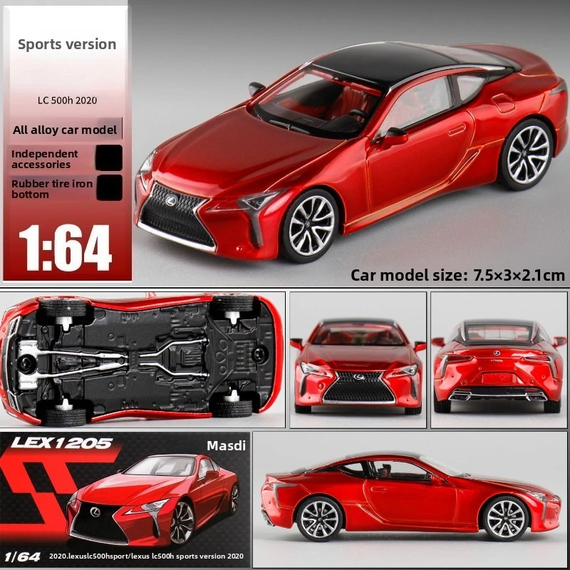 

1:64 Lexus LC 500h 2022 Alloy Car Model Collection Miniature Voiture Diecast Model Car Children Boy Birthday Gift Home Decor