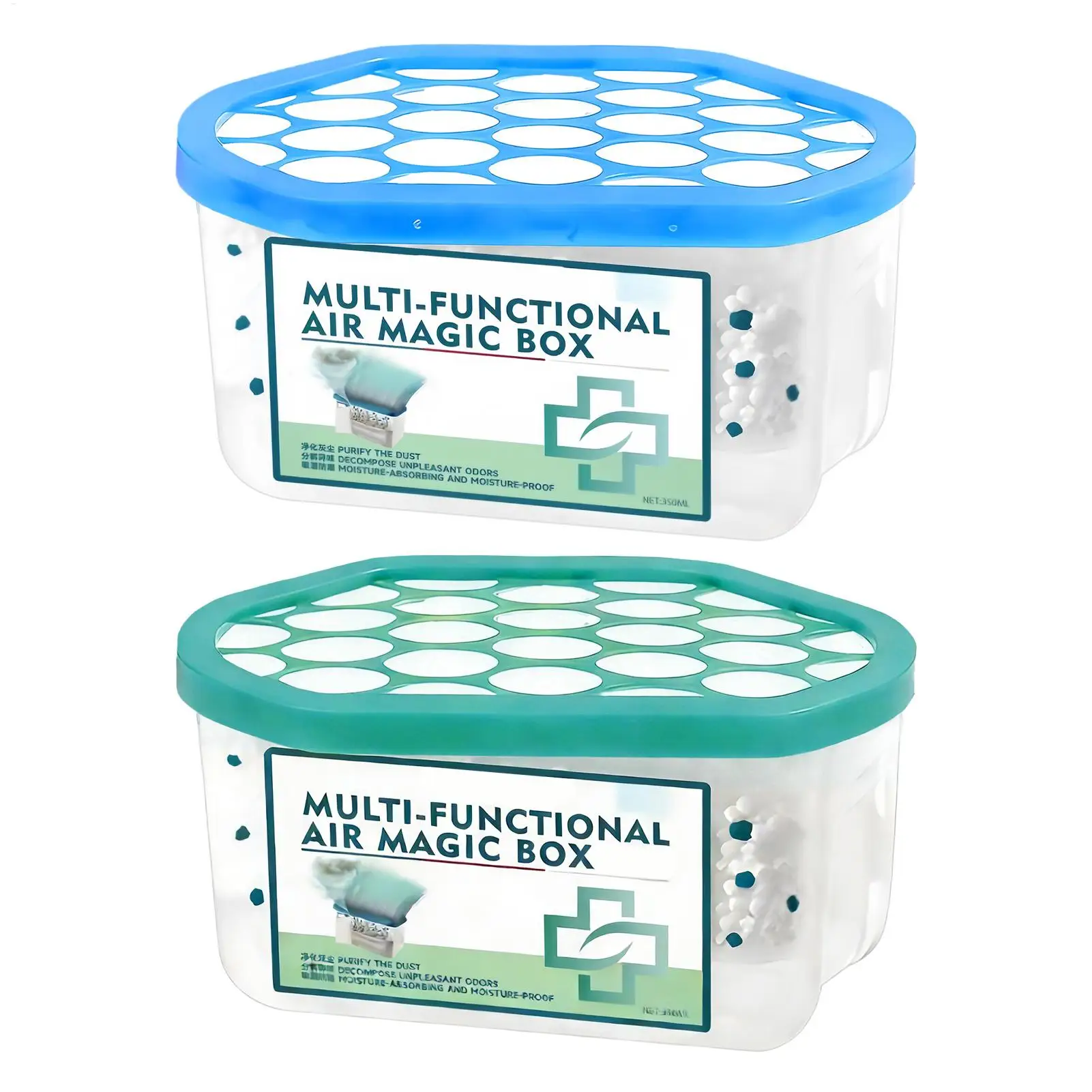 Caja Eliminadora de Polvo, Ambientador Interior de Larga Duración, Ambientadores Automáticos que Absorben el Polvo para el Hogar, Baño, Armario, Coche, Mascotas