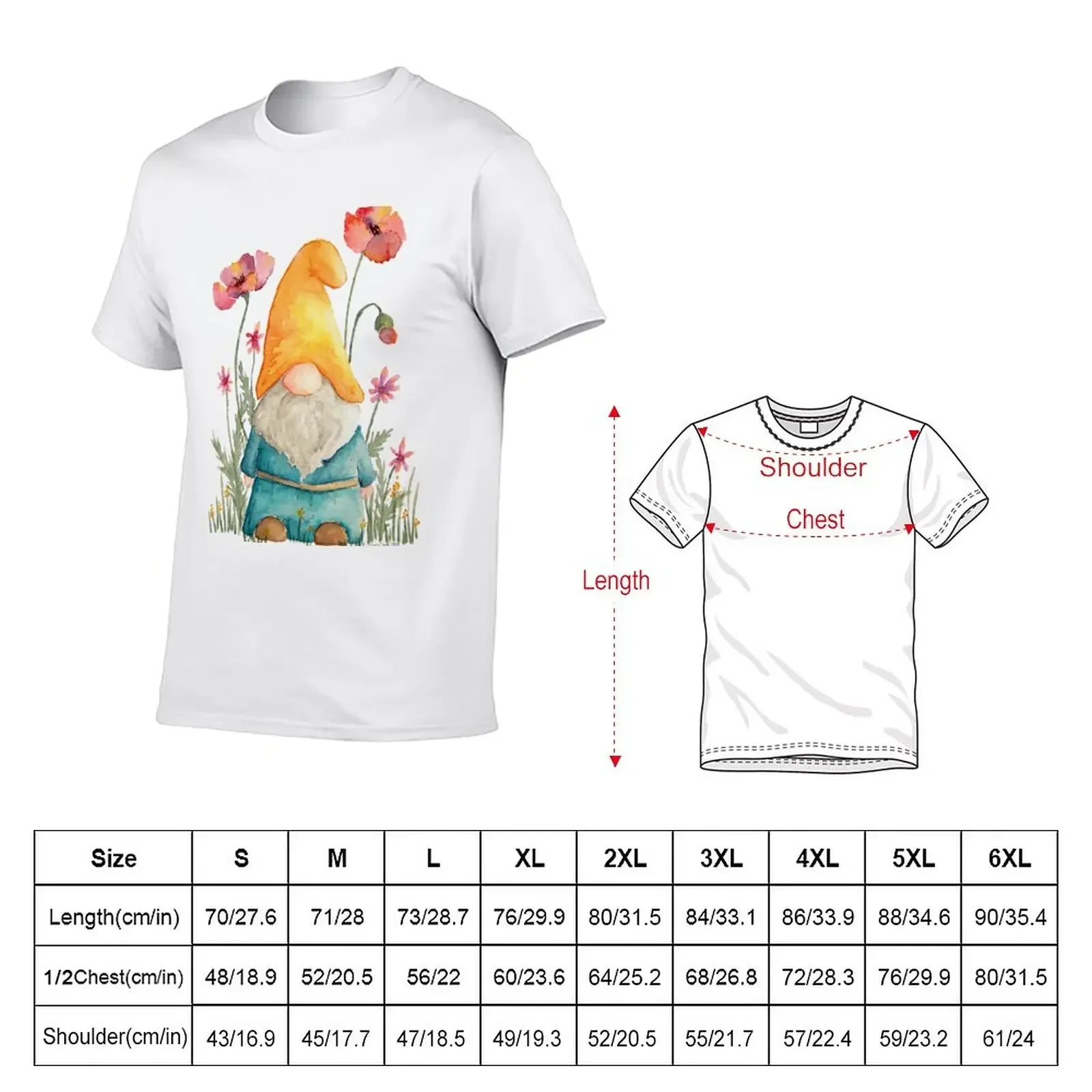 Garden Gnome T-Shirt tops man t shirt workout shirts for men