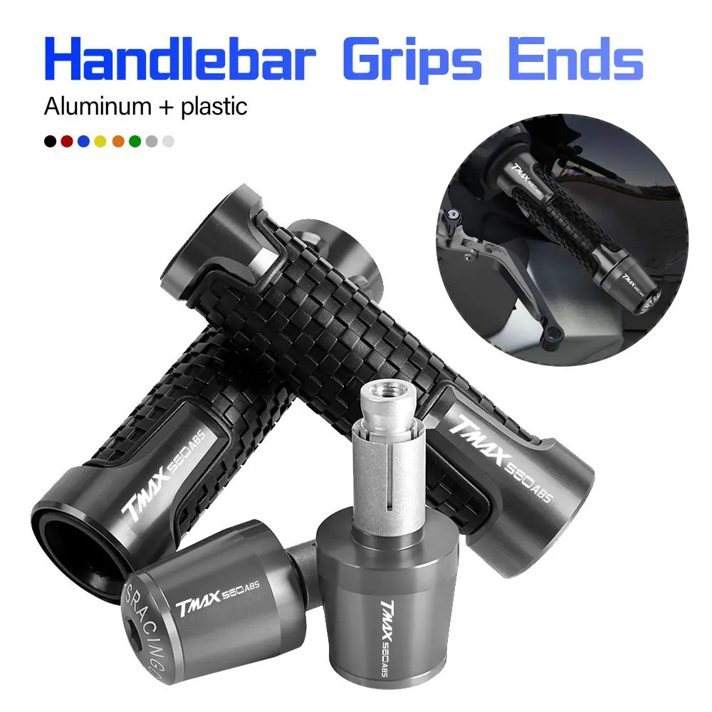 

FOR YAMAHA TMAX560ABS T-MAX560 ABS T MAX 560 2020 2021 2022 7/8'' Anti-Slip Grip Motorcycle Handlebar Handle Bar Grips End Plugs