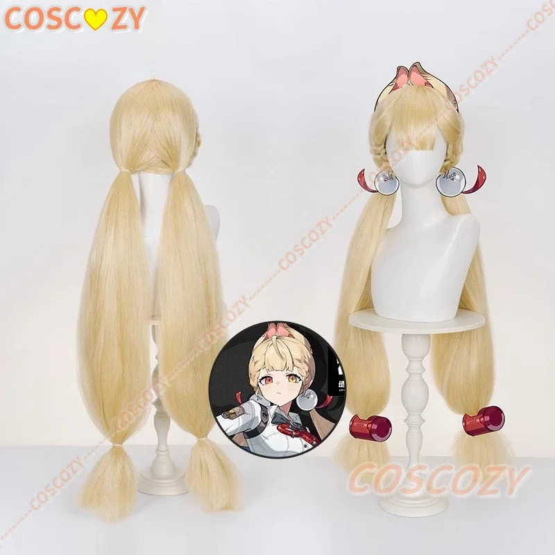 

CosplayAlice Thymefield Cosplay Wig Zenless Zone Zero Long Fair Blonde Braided Pigtails Heat Resistant Wigs For Women Girls