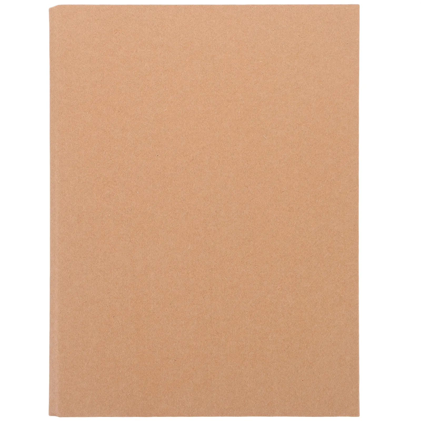 

6-Ring A5 Notebook Binder Cover Kraft Paper Material Heavy-Duty Reusable Dirt-Resistant Shell for Planner Journal Notepad