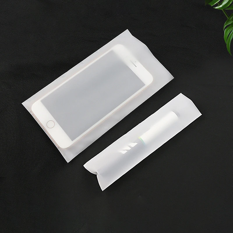 StoBag CPE Frosted Bags Open Top Self -adhensive Blank Plastic Packaging Pouch Sealed Storage for Phone Case Electronic Product