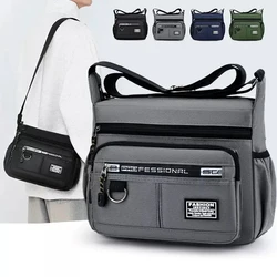 2026 Men's Messenger Bag Crossbody Shoulder Bags Men Small Sling Pack For Work Business Waterproof Oxford Packs Satchel Purse