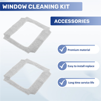 6PCS Window Cleaning Robot Mop Cloth Cleaning Rag Towel Dust Cloth Cleaning Cloth For LIECTROUX YW910-B09B