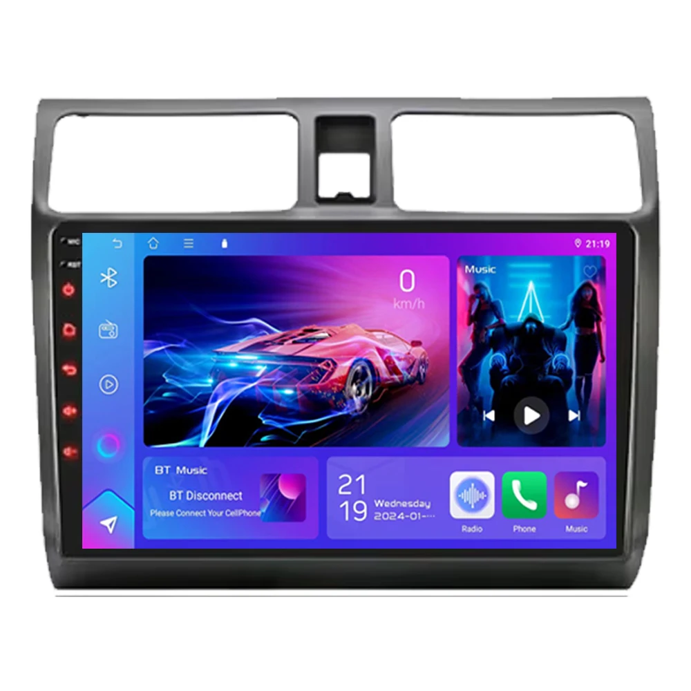 Android 15 voor Suzuki Swift 2003-2006 2007 2008 2009 2010 GPS Navigatie Carplay Video Autoradio Auto monitor GPS Display DSP