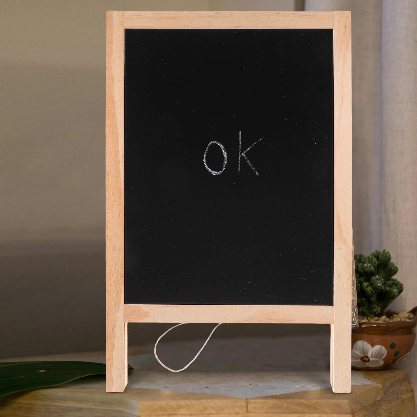 علامة سبورة خشبية مستطيلة متعددة الأغراض لوحة مذكرة معلقة لحديقة النباتات تسمية الزفاف ضيف الجدول رقم علامة