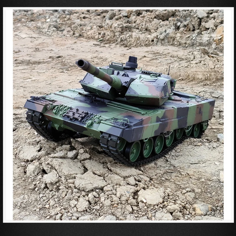 

RC Tank Cross-Border Henglong Kubik Germany Leopard 2a6 Metal Boys Children Remote Control Main Battle Tank Military Model Toys