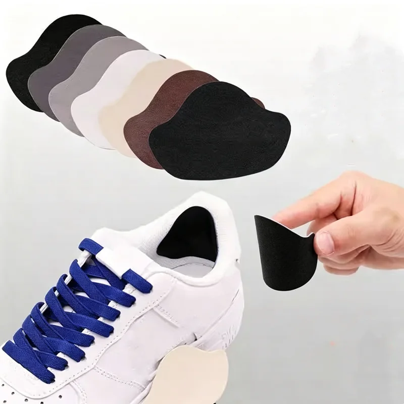 Sneaker Heel Repair Patches Wear-Resistant Shoe Heel Protector Stickers Fix Worn Holes for Sneakers, Leather Shoes