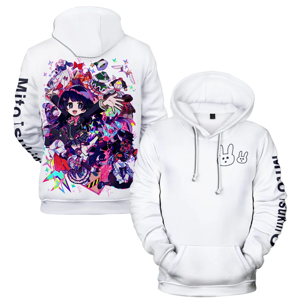 2023 Tsukino Mito Hoodies Casual Harajuku Streetwear Trucksuit Harajuku Sweatshirt แฟชั่น Pullover สำหรับ Unisex เสื้อผ้า