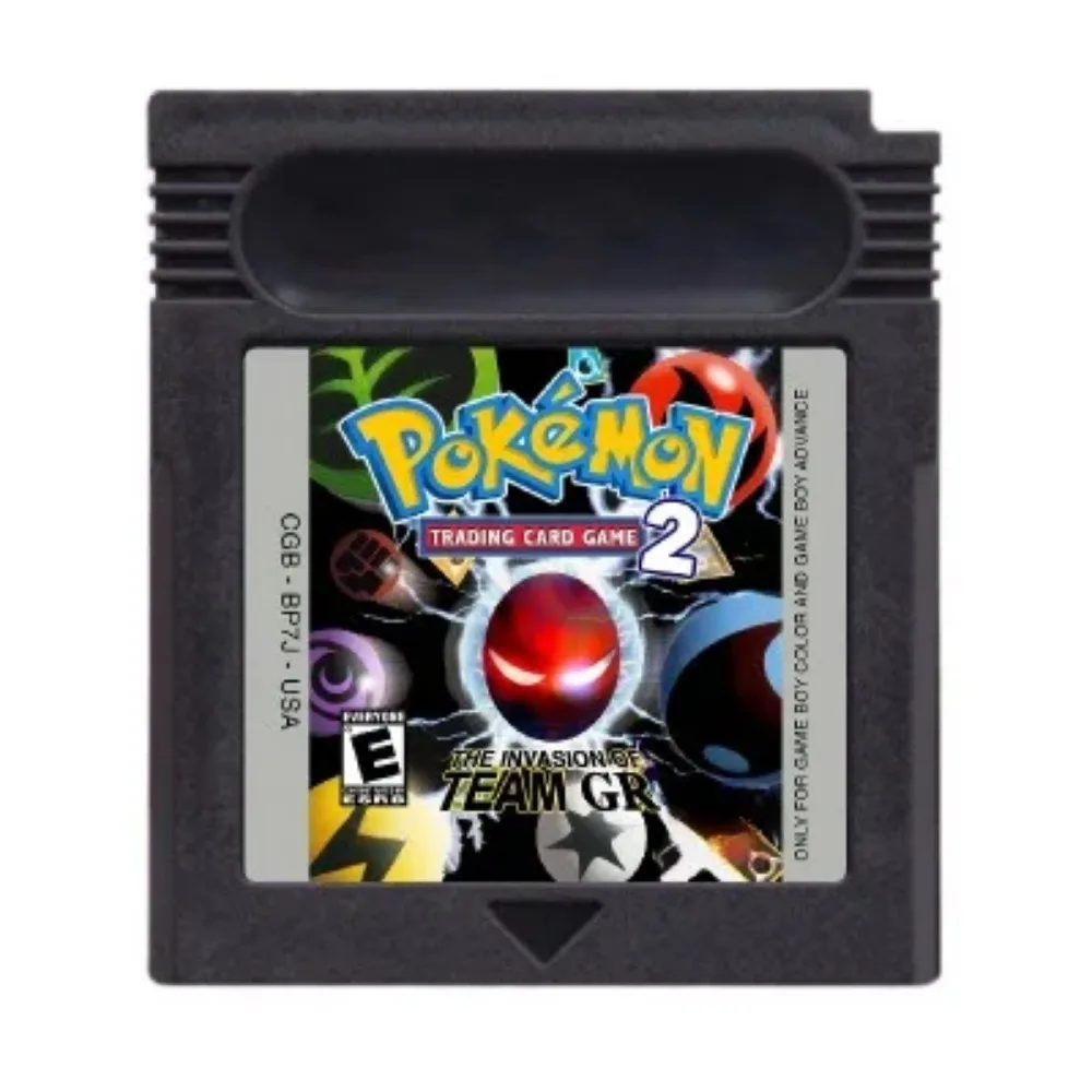 Cartuccia di gioco GBC Pokemon serie mMario Console per videogiochi a 16 Bit Pokemon Sour Crystal Blue Red DX