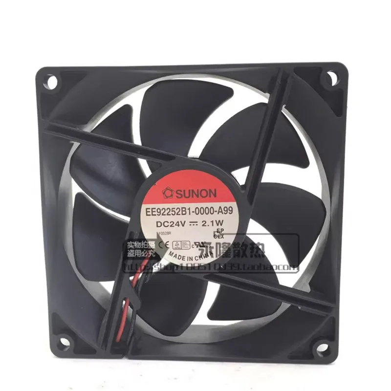 New EE92252B1-0000-A99 24V 2.1W 9CM 90*90*25MM 2-wire frequency converter Cooling fan