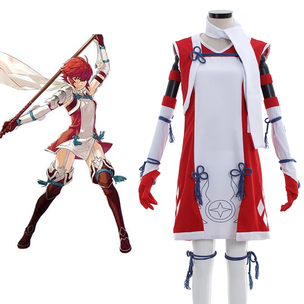 

Game Fire Emblem Hinoka Cosplay Costume Woman's Dress Halloween Carnival Party Fancy Outfit