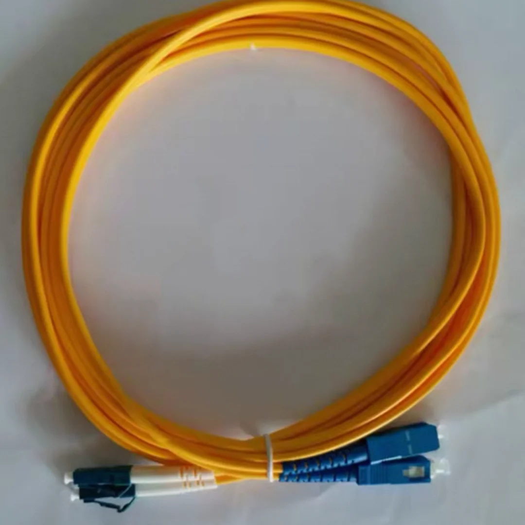 광섬유 패치 코드 LC-SC SM 이중 단일 모드 10m 20m 30m 50m100m SC-LC 3mm 2mm 케이블 광섬유 점퍼 FTTHELINK
