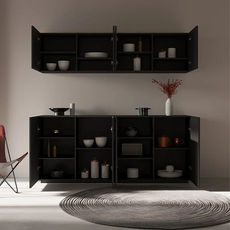 

Black wall cabinet, sideboard wall cabinet integrated