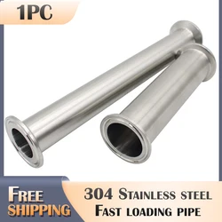 304 stainless steel fast put pipe food-grade health care  Tri Clamp Clover For Ferrule OD 19 25 32 38  51 63 76  102 length 102