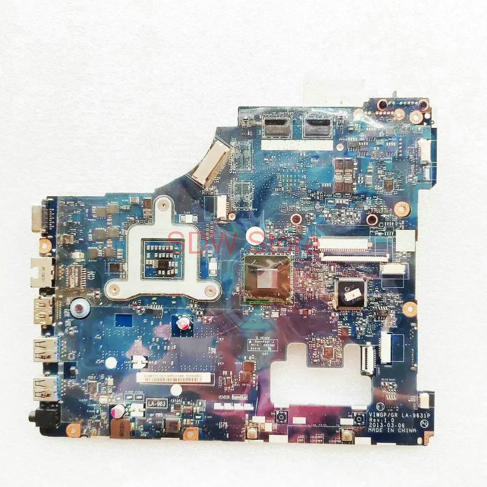 VIWGP LA-9631P Mainboard For Lenovo G500 Laptop Motherboard LA-9631P with PGA989 HM76 HD8570M/R5 REV 1.0 supports i3 i5 i7 DDR3