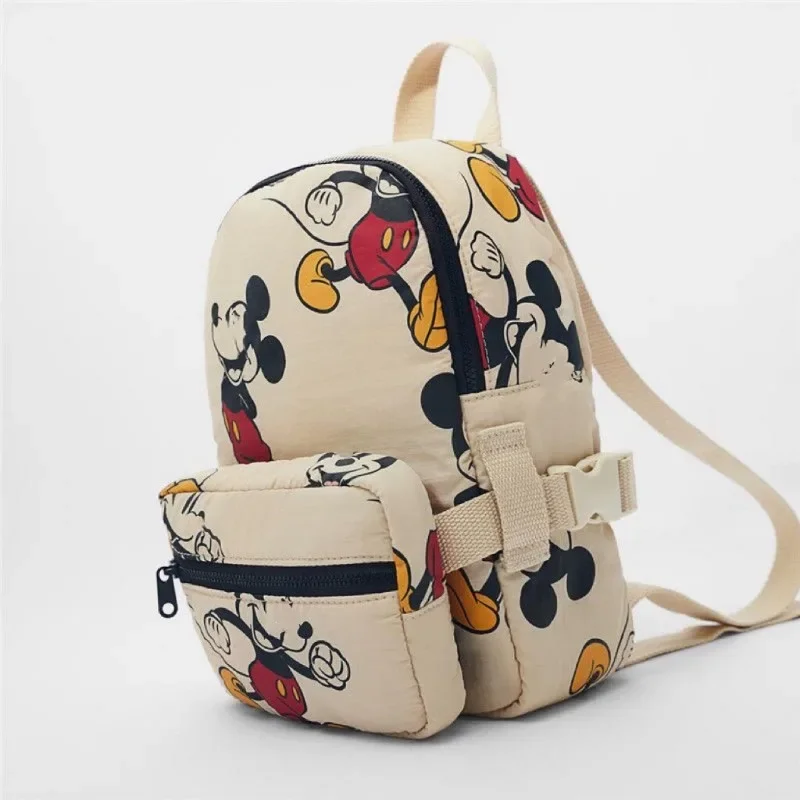 2025 New Disney Fashionable Mickey Mouse Pattern Children\'s School Bag Cute Mickey Print Lightweight Backpack