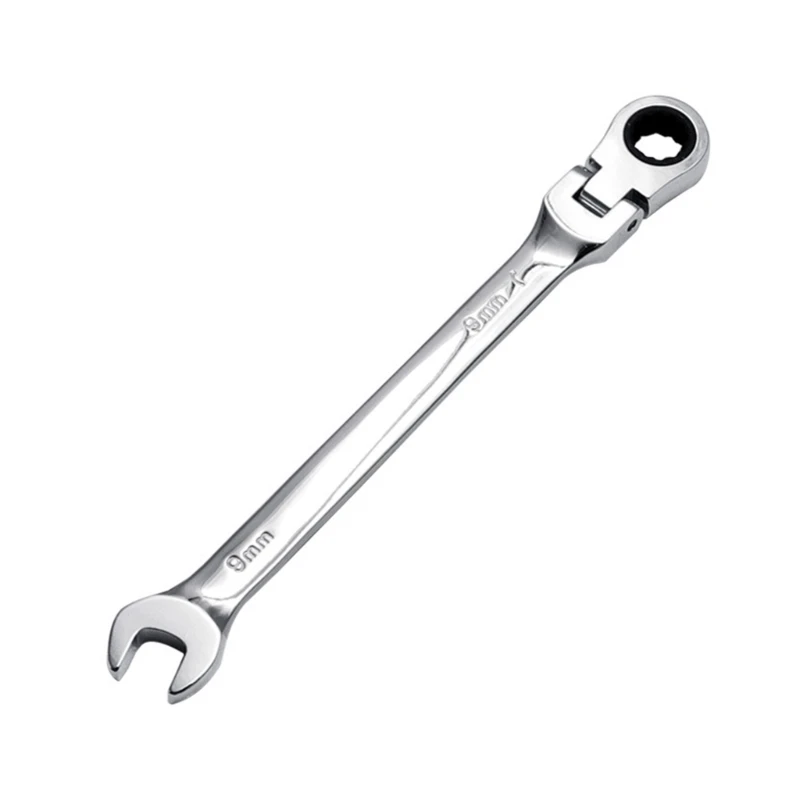 Ratchet Wrench with Flexible for Head Dual-purpose Ratchet Tool Car Hand Tools Drosphip