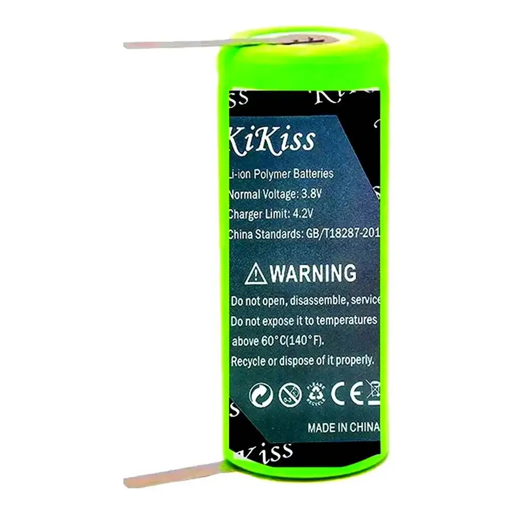 3300mAh High-Capacity Battery For Braun Oral B 3745 3728 3762 7000 3731 P7000 D25 D28 Electric Toothbrush 1.2V 42mm X 17mm