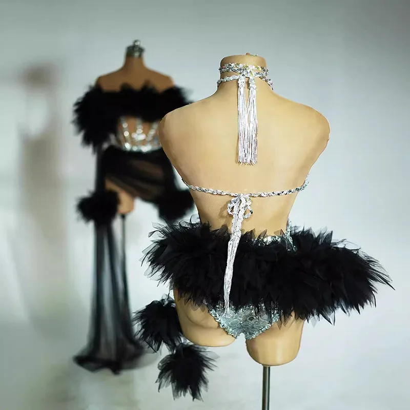 메쉬 의상 나이트 클럽 바 댄스 드레스 가수 모델 Catwalk 생일 저녁 파티 드레스 Vestidos De Ocasião 공식 파티 드레스