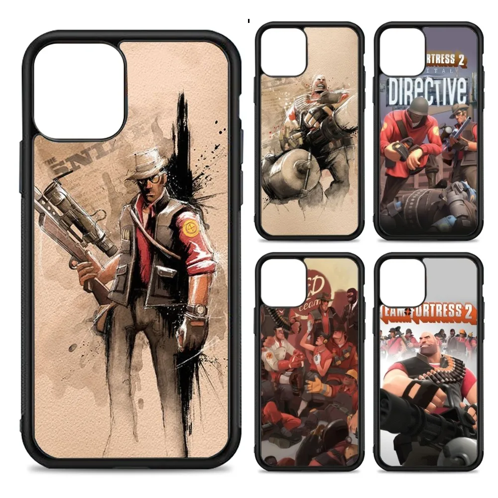 

Video Team Game Fortress 2 Phone Case Silicone PC+TPU For For IPhone 11 12 13 14 15 16 Plus Pro Max Cover