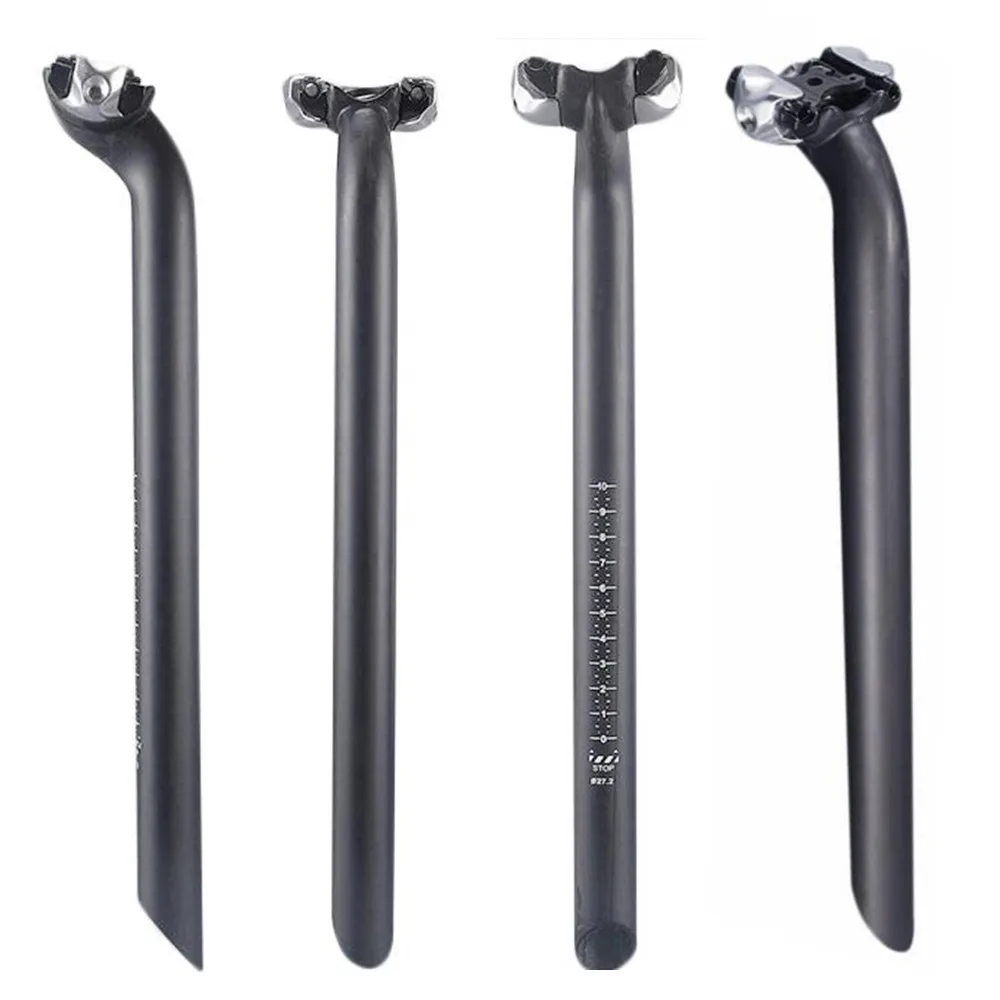 UD no logo carbon seat post  Weave bicycle seat tube carbon 27.2/30.8/31.6*350/400mm  carbon bike cycling parts BACK 20MM