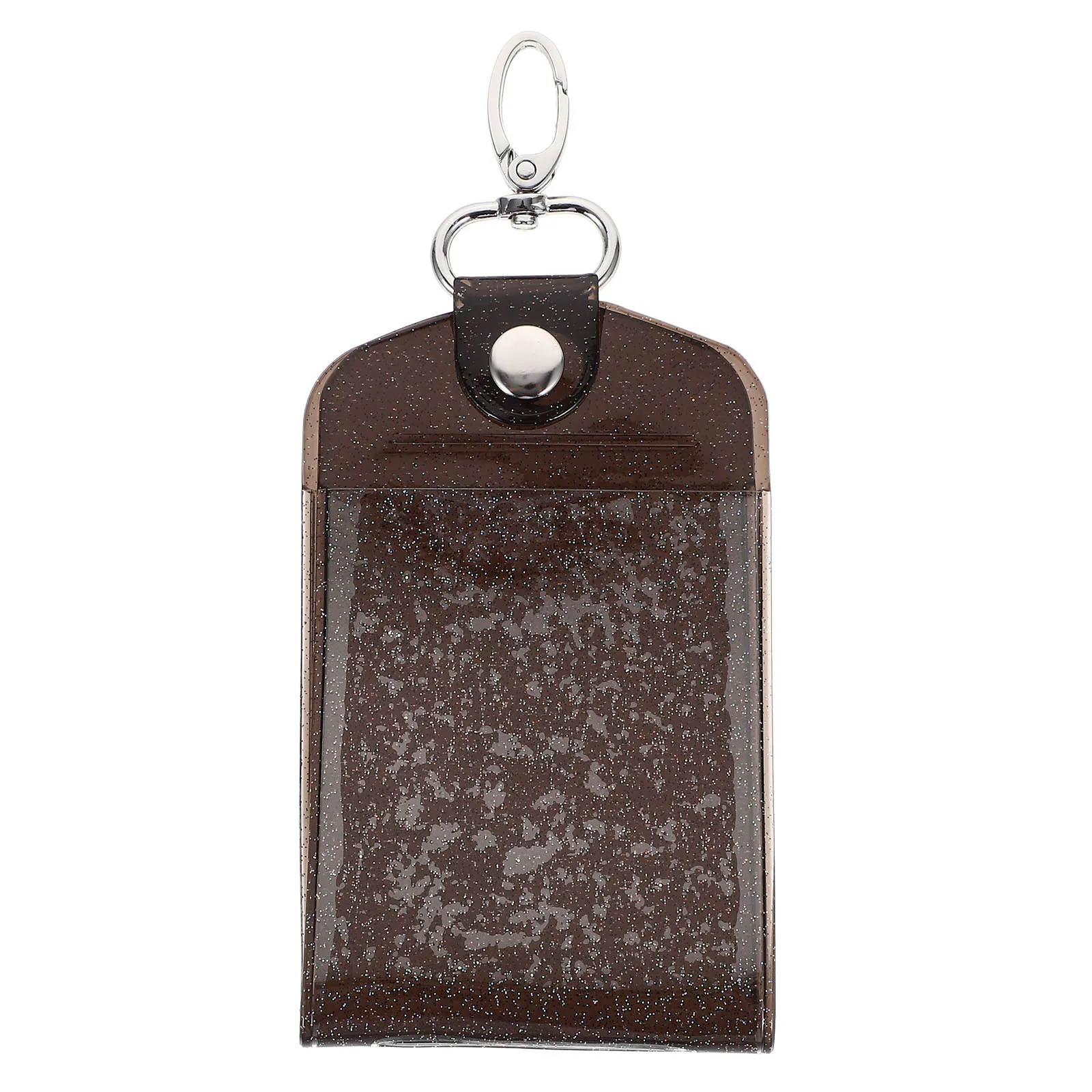 

Clear Double Sided Badge Transparent Id Card Holder With Metal Buckle Anti-Scratch Game Card Sleeve For Photos Game