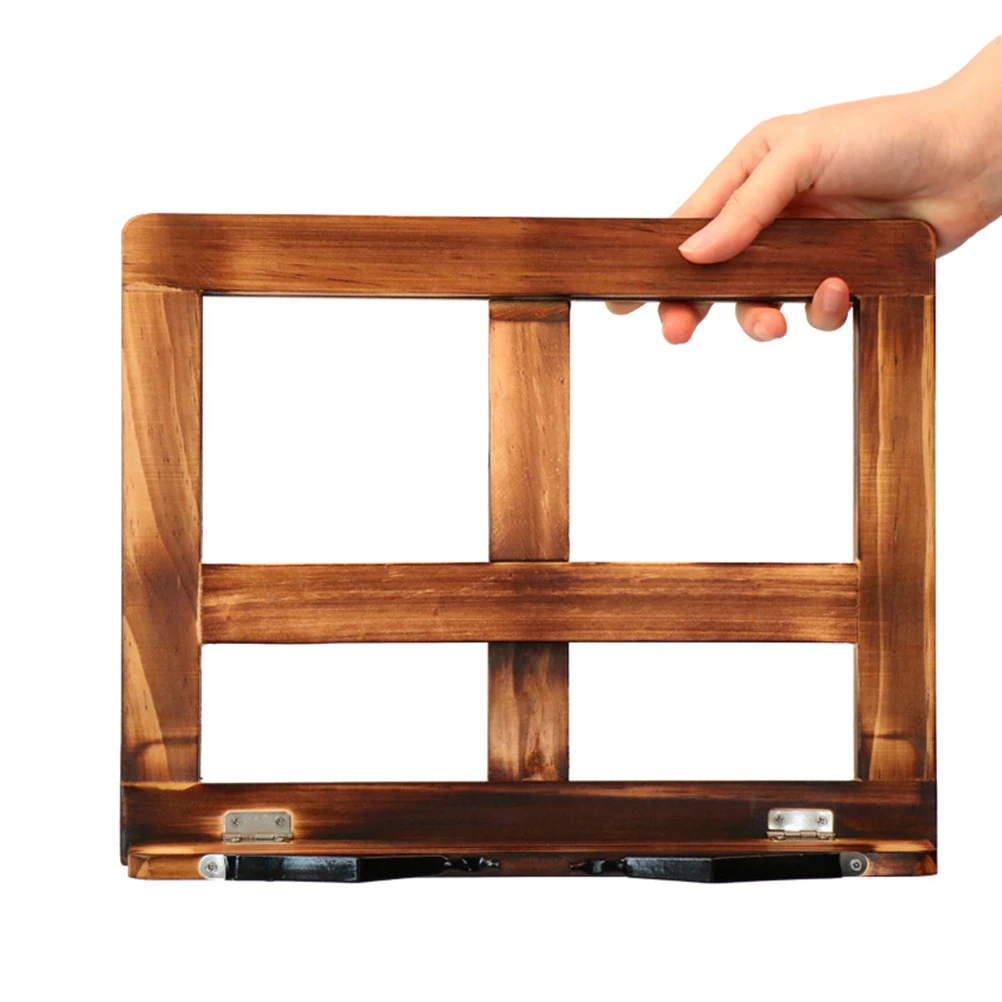 

Wooden Reading Rack Bookshelf Tablet Holder Stand Lightweight Portable Multifunction Book Bracket Reading Shelf For Home