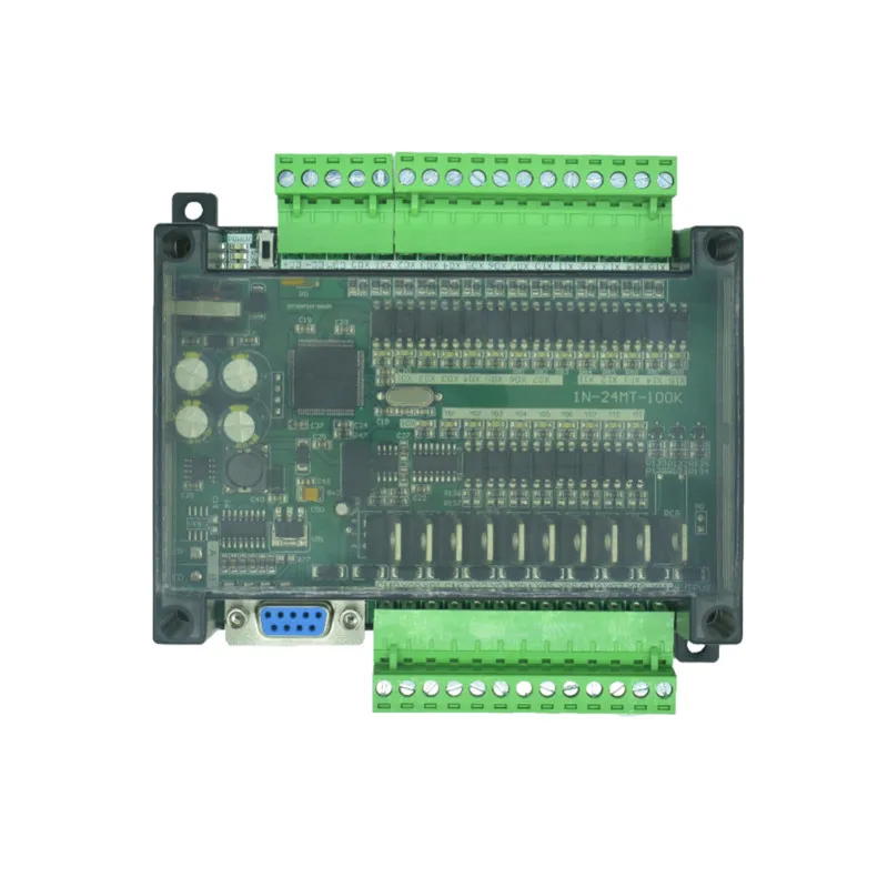 PLC programmable controller 1N-24MR/24T DC Relay module with Base Industrial Control Board Programmable Logic Controller